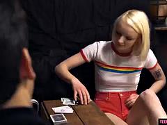 Blondine, Pik sutte, Teenager