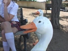 Amerikaans, Mooi, Auto, Hardcore, Hd, Geschoren, Tiener, Trio