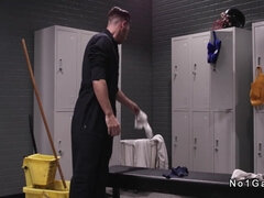 Football palyer and custodian gay anal sex