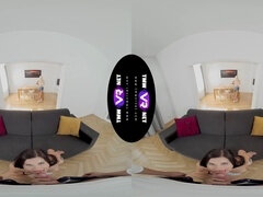 Pijpbeurt, Bruinharig, Sperma in mond, Geschoren, Tieten likken