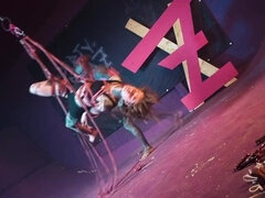 緊縛, 茶髪の, フェティッシュ, Hd, 淫乱熟女, ガリガリ, ソフトコア, タトゥー