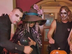 Blondin, Cougar, Tjeckisk, Rolig, Granny, Grupp, Mogen, Party