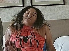 Spider Woman Muscle and Foot Worship