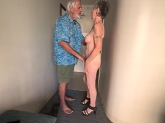 European Gentleman at the Door - HD Couple Chat with Gilf