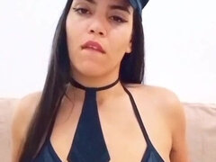 Police After My Shift I Got Horny with My Fellow Police Officers and Masturbated Until I Finished on My Couch