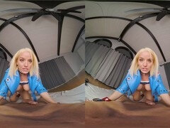 Deep throat vr, blonde cosplay vr, big cock tight pussy vr