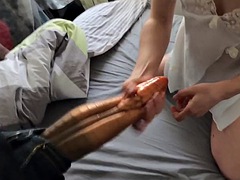 Amateur, Grosse bite, Gode, Gode énorme, Lingerie, Mère que j'aimerais baiser, Pute, Nénés