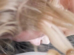 Amatør, Stor pik, Store bryster, Pik sutte, Lækker, Par, Naturlige bryster, Realitet