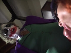 Corrupted  Superheroine Hardcore Cosplay - redhead Britney Amber loves Jocker cock