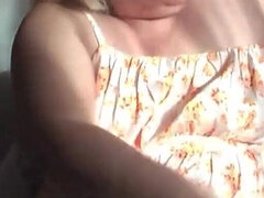 Amatør, Rumpe, Stor svart kvinne, Blond, Fingring, Hotell, Moden, Strømper