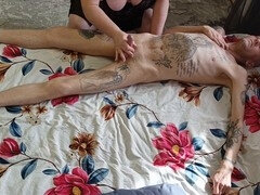 Mulher linda e grande, Punheta, Instrução, Massagem, Masturbação