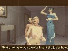 Sex slave, hard anal, sims 4