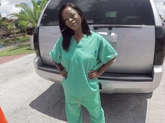 Negro, Morena, Coche, Peludo, Interracial, Tetas naturales, Pov, Adolescente