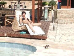 Hairy Mature Lesbians Olivia, Lissi, & Alina Outdoor Threesome