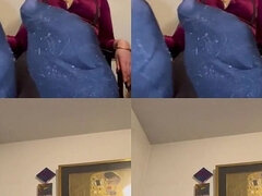 黒人, 服従, フェティッシュ, ヒール, 穴開きパンティ, ハメ撮り, 一人, ストッキング