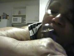 Noire, Sucer une bite, Noir ébène, Branlette thaïlandaise, Mère que j'aimerais baiser, Pov