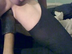 First time taking on a massive black dick