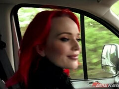 Amador amadora, Boquete, Carrro, Pau, Facial, Masturbação, Ao ar livre cartaz de rua outdoor, Cabelo curto