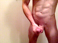 Abs, jerking off, workout