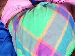 Amateur black babe Skymile pees outside while cheating husband watches her get anal invaded