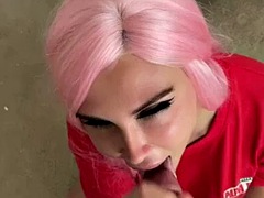 Leie, Tussi, Grosser schwanz, Blasen, Rotschopf, Ablutschen, Jungendliche (18+)