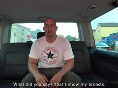 Secretary kicked out with cum on pussy joined dude who fucked her