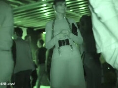 아마추어, 공개동영상, Hd, 파티, 조그마한, 공개적인, 러시아인, 볶다