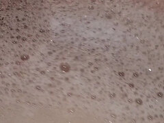 素人, 浴室, ぽっちゃり, デカ尻, デカパイ, 自然山雀, 乳首, オマンコ