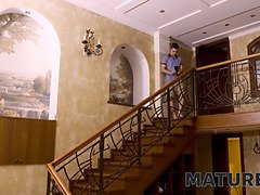 Πίπα, Δονητής, Αυνανισμός, Ώριμη, Μουνί, Χαλαρά βυζιά, Έφηβος, Παιχνίδια