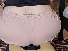 素人, お尻, ぽっちゃり, デカ尻, 顔面騎乗, フェムドム, フェティッシュ, パンティ