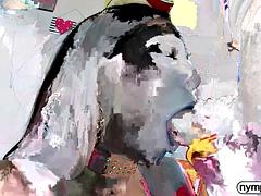 Anal, Pik sutte, Hårdt