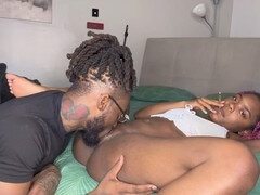 Get high and have fun with my creamy wife Kai while she rides that big dick