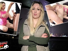 Leie, Grosser arsch, Blondine, Aufs gesicht abspritzen, Hardcore, Hd, Öffentlich, Rau