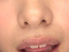 POV Video! Selfie of Mouth and Tongue Observation - Suzu Shiratori