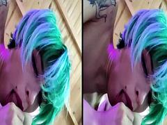 Dreidimensional, Leie, Blasen, Gehörnter ehemann, Weibliche domination, Fetisch, Pov, Realität