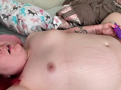 BBW tranny Janie Vibing