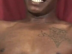 Schwarz, Spermaladung, Masturbation, Solo, Vintage