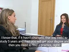 Law student pushed to her sexual thresholds in model audition - girl agent