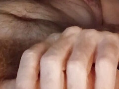 Enthousiasteling, Amerikaans, Grote lul, Sperma shot, Daddy, Harig, Alleen