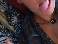 Our cum in mouth and swallow compilation #4