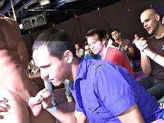 Mascular stripper cockscuked at party