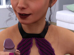 Dreidimensional, Aufs gesicht abspritzen, Interrassisch, Reif, Milf, Orgasmus, Weibliche ejakulation, Eng