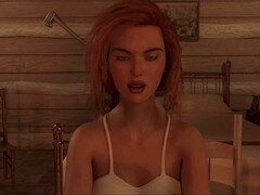 POV fun with a playful teen redhead in a steamy visual novel