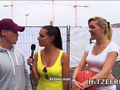Hitzefrei gamer girl Anny Aurora hardcore a stranger