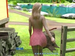 Helping the Hotties 20 - Naomi Rubbing Her Pussy Purposely to Show Alex