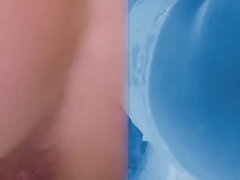 Sperm Drain 8. French MILF Drains Cum in Bathroom! X-ray Design.