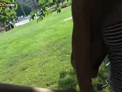 Kelly Jai: Amateur Outdoor Fuck with Piercing & Stockings