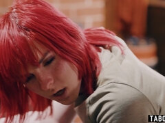 Stor stjärt, Mellanrasig, Latina, Shemale, Trekant