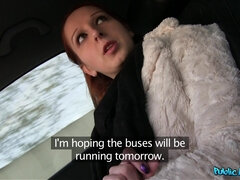 Redhead Gets A Free Ride In Exchange For Riding Cabbie's Cock 1 - Susane Red