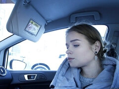 18 let, Amatéři, Blondýna, Kuřba, Auto, Hd, Různé pohledy, Realita